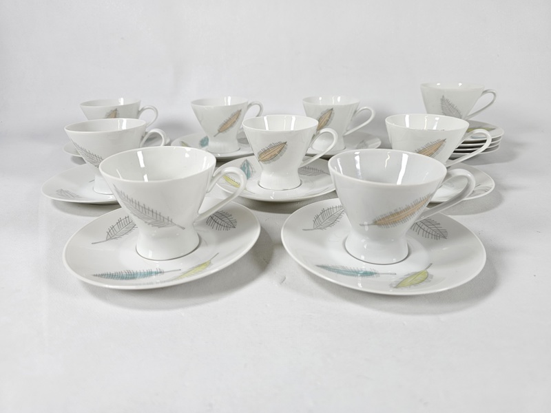 Rosenthal, 10 moccakoppar m fat