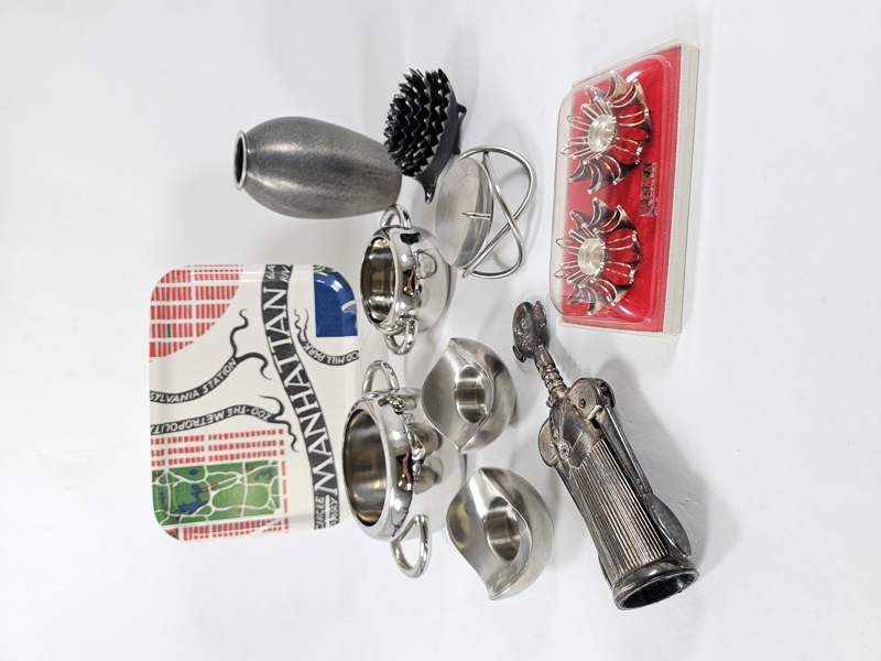 Parti div bla Josef Frank, Georg Jensen, Korkskruv "Sommelier" Aldo Colombo Italien