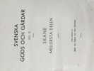 Svenska Gods & Gårdar, 2 del, Malmöhus län, Södra och mellersta delen