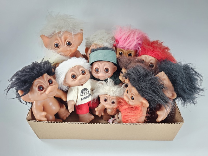 Parti troll, varav 10 st Thomas Dam, Danmark