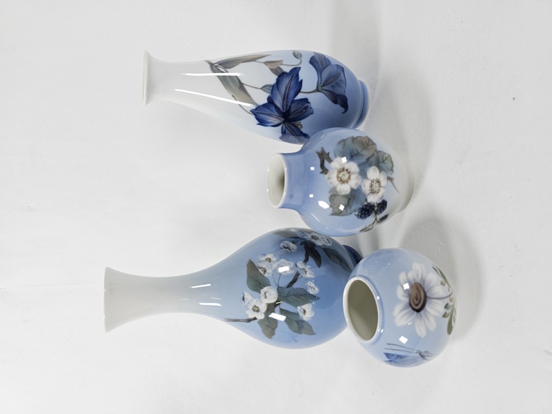 Royal Copenhagen, 4 vaser