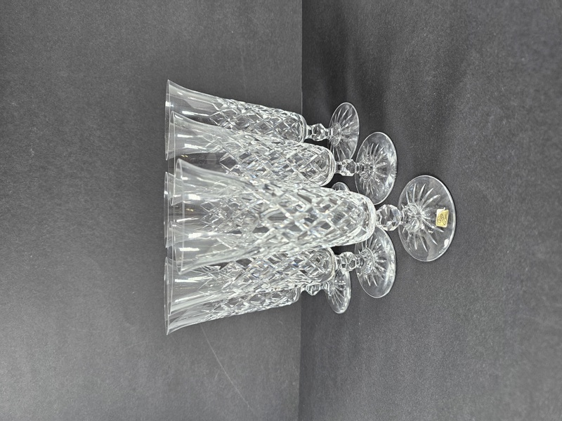 Fritz Kallenberg, Champagneglas, 6 st "Rut" Boda, signerade Boda