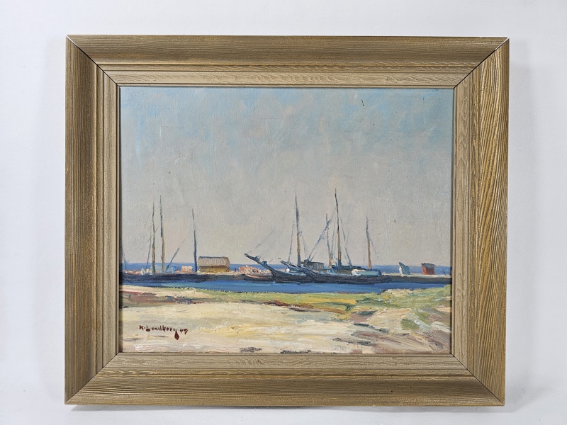 Karl Lundborg, oljemålning