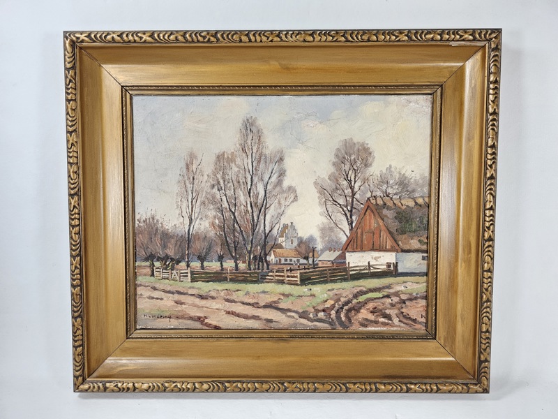 Karl Lundborg, oljemålning