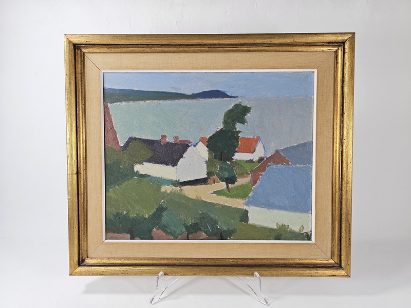 Richard Björklund, oljemålning, signerad