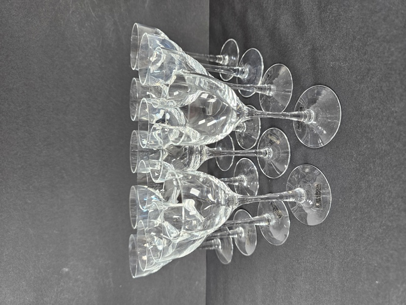 Bertil Vallien "Chateau" 14 snapsglas, Kosta Boda