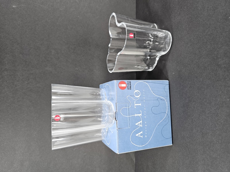 Alvar Aalto, 2 vaser "Savoy" Iittala Finland