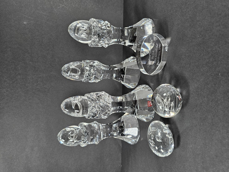 Olle Alberius, glasskulpturer "Livets ägg" 4 del Orrefors