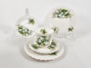 Kaffeservis "Trillium" Royal Albert England, 25 del