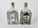 Holmegaard, 2 karaffer samt 10 snapsglas