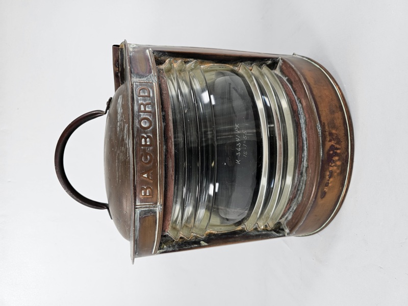 Lanterna "Bagbord" koppar och glas