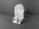 Lalique, figurin, bisonoxe, signerad