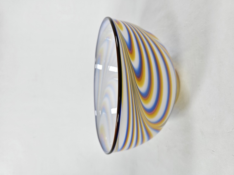 Jens Elstorp, skål, Hetalåga glasstudio, signerad