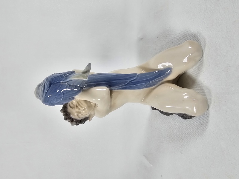 Christian Thomsen "Faun med papegoja" Royal Copenhagen 