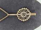 Halsband, 2 st  K.E Palmberg, Alton, ett stämplat made in Finland