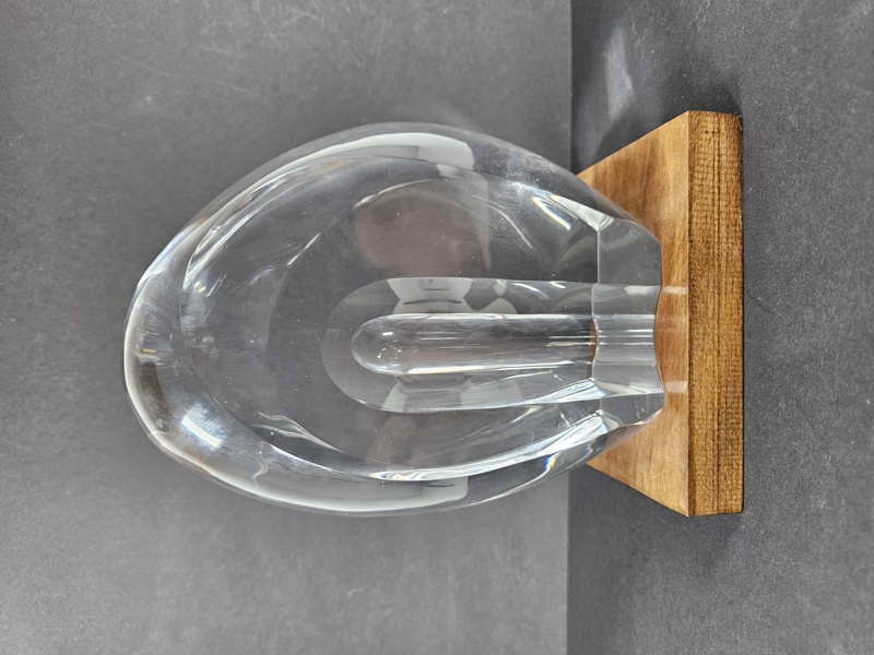 olle Alberius, skulptur, glas, signerad