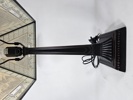 Bordslampa, metall, glas