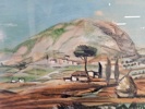 Jules Schyl, akvarell, signerad