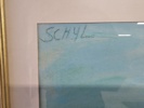 Jules Schyl, akvarell, signerad