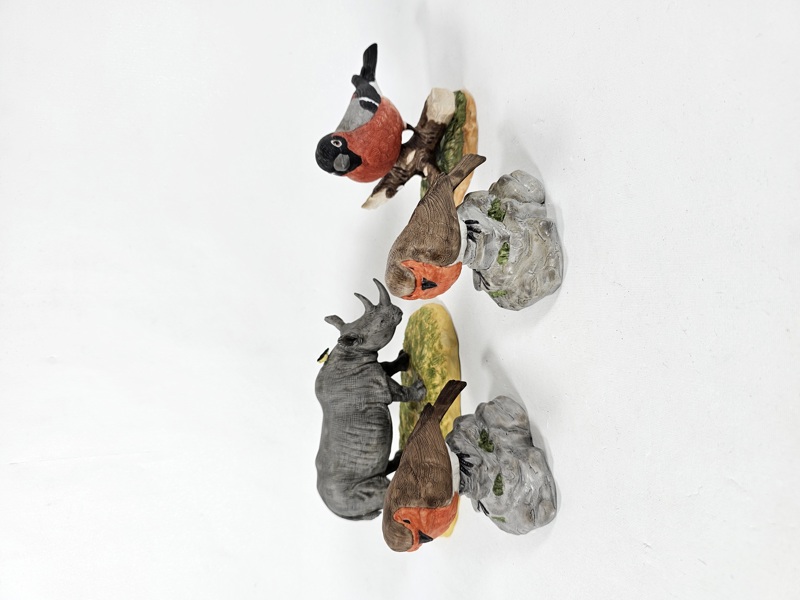Figuriner, 4 st, Svenskt glas