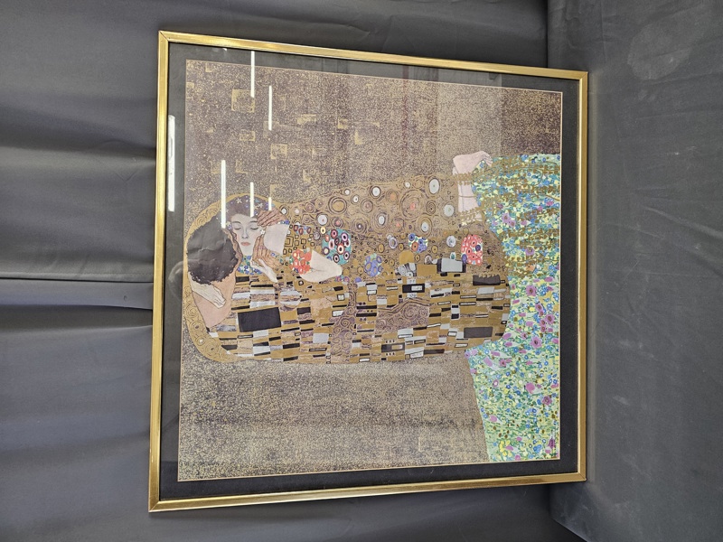 Gustav Klimt "The kiss" Tryck nr 108