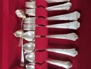 Besticksuppsättning "Chippendale" i schatull, nysilver, 105 delar