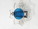 Vägglampa, glas, Atelje Engberg, Urshult