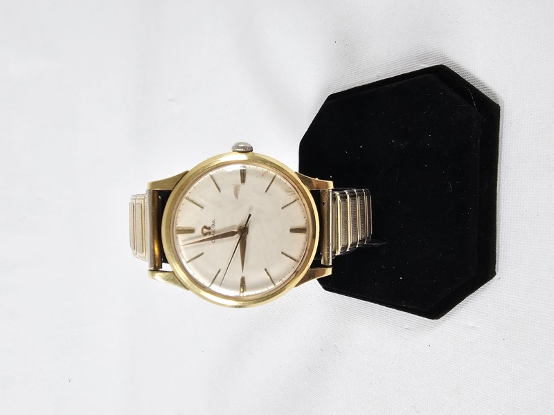 Omega, armbandsur, 18 k guld