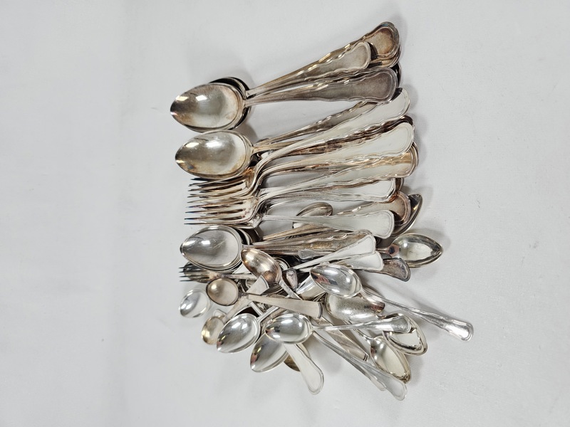 Parti silver, vikt 1255 gr