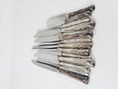 Parti silver, vikt 1000 gr inkl knivblad