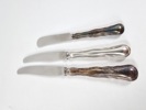 Parti silver, vikt 1000 gr inkl knivblad