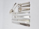 Parti silver, vikt 310 gr inkl 2 knivblad
