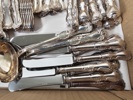 Besticksuppsättning, silver "Prins Albert2" 85 del, Vikt 3800 gr