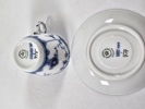 Royal Copenhagen, Musselmalet, 8 koppar med fat