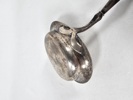 Soppslev, silver med trähandtag