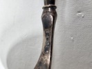 Soppslev, silver med trähandtag