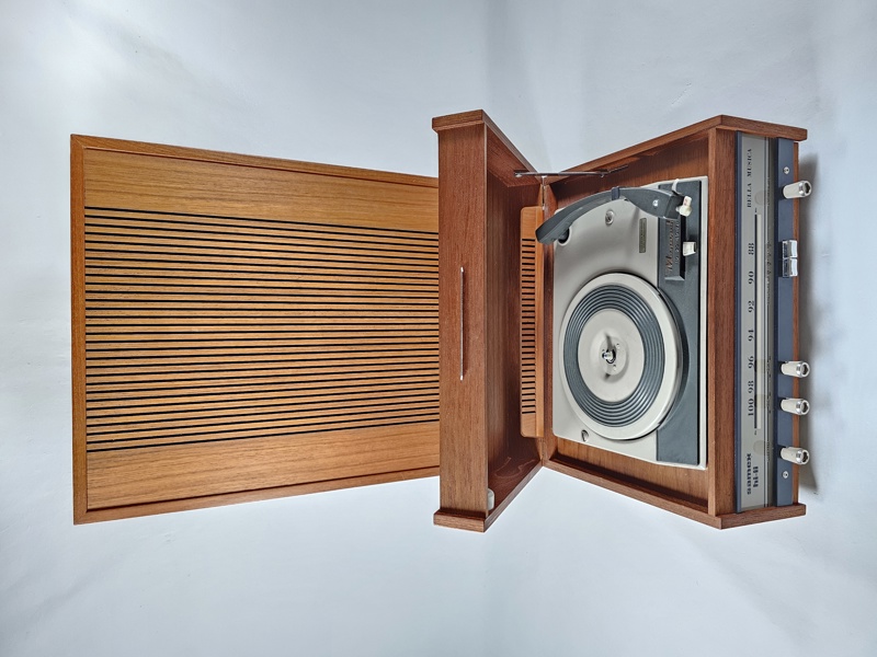 Radiogrammofon/skivspelare Samex, Högtalare Luxor