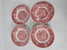 Djupa tallrikar / desserttallrikar, 12 st, "Avon Cottage" wedgwood England