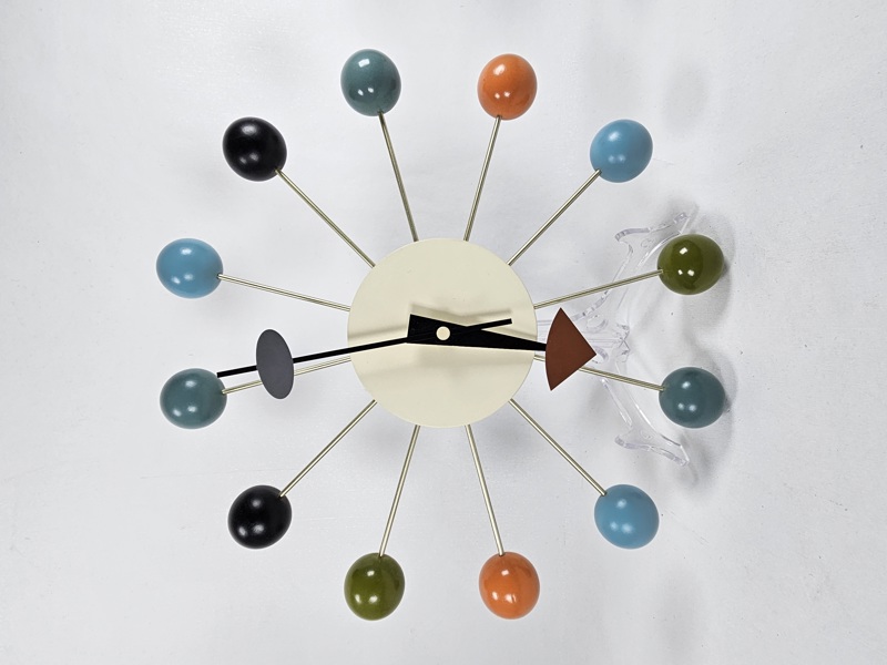 George Nelson, väggklocka "Ball clock" Vitra Design Museum