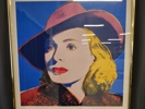 Andy Warhol, efter affisch, Galleri Börjeson, Ingrid Bergman