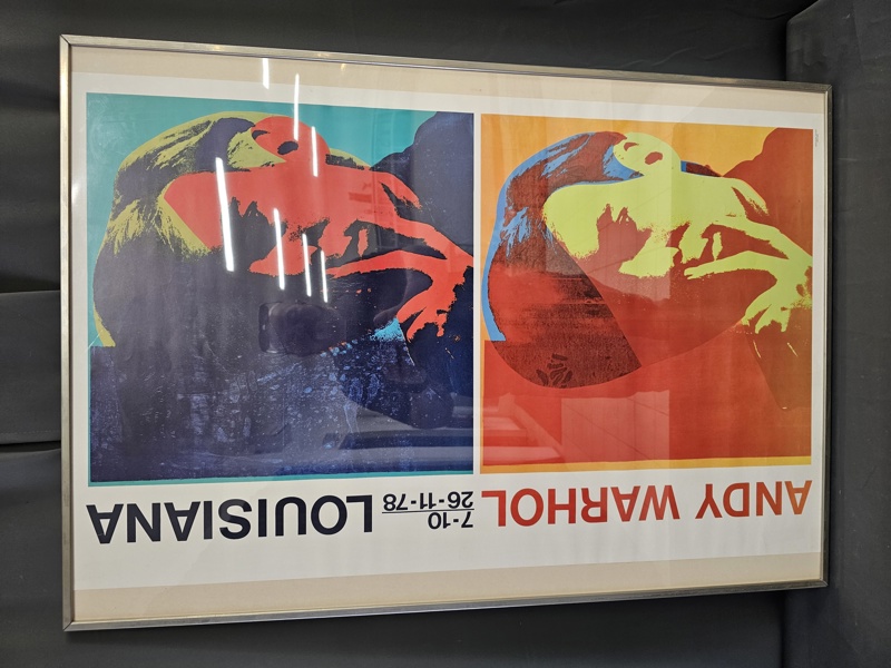 Andy Warhol, efter, utställningsposter, Louisiana Museum 1978.