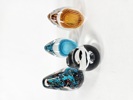 Glas skulpturer, 4 st