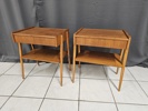 Sängbord, ett par, teak
