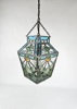Taklampa, blyinfattat glas