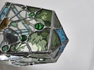 Taklampa, blyinfattat glas