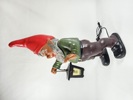 Stor tomte med lykta, Heissner, keramik