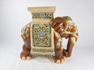 Piedestal, elefant, keramik