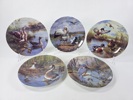 Samlartallrikar, 5 st, Ottlinger porslin