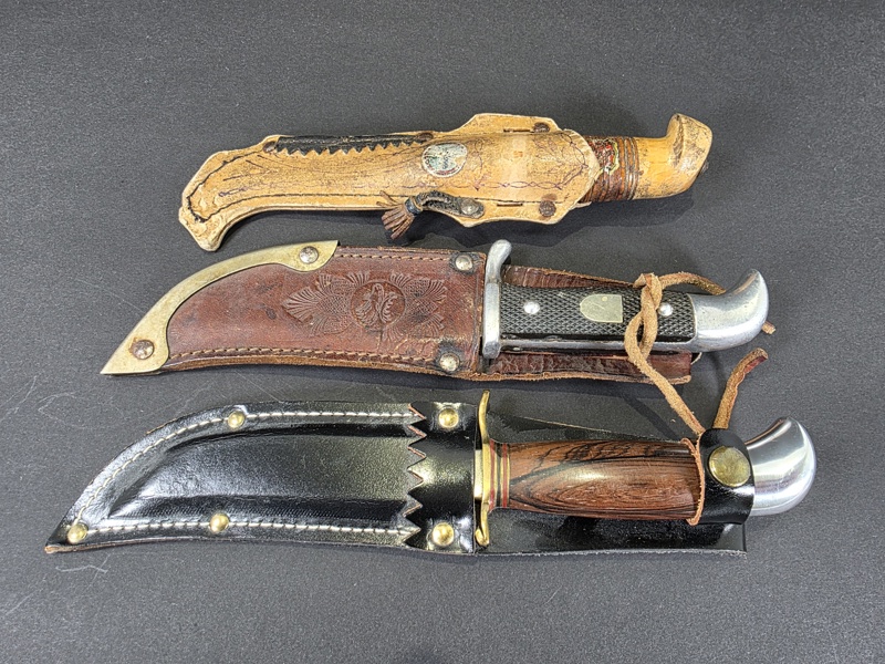 Knivar, 3 st, bla 2 st P.Holmberg Eskilstuna