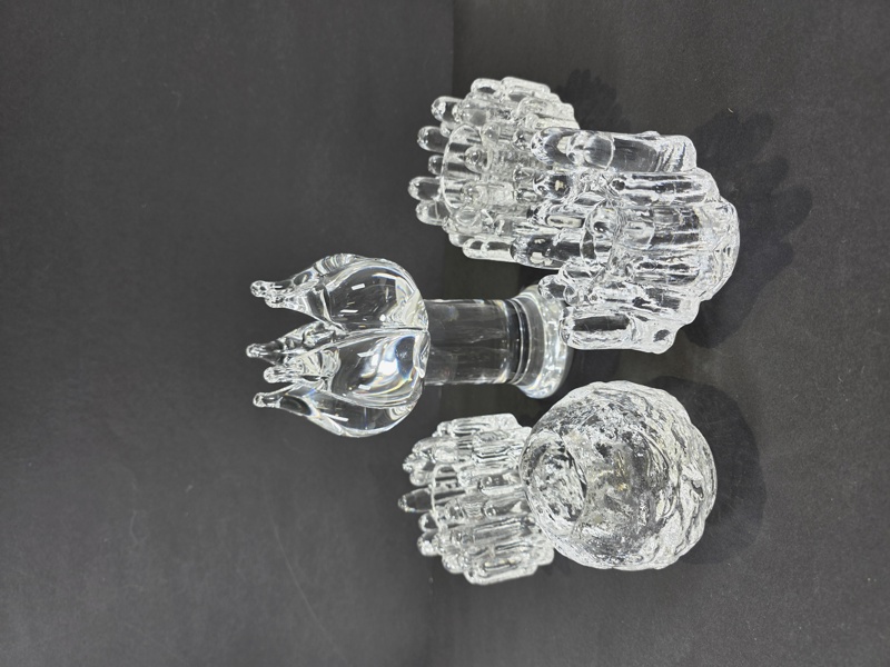 Ljusstakar,5 st, bla Göran Wärff "Flower"